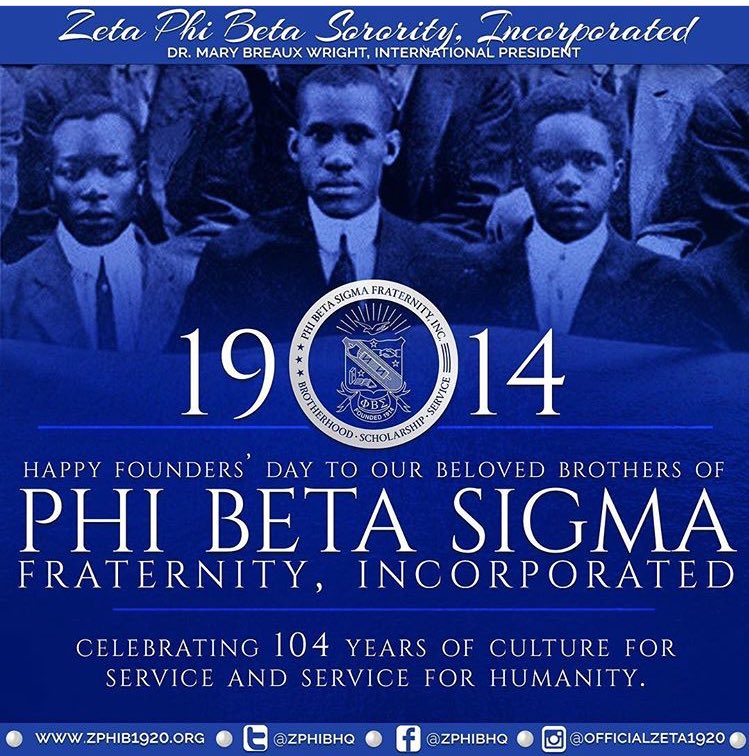 ok_zetas1978's tweet photo. Happy Founders Day to the Men of Phi Beta Sigma Fraternity, Incorporated. We are our brothers keepers. ๐๐๐๐ค๐ฝ Enjoy your day fellas! And a special shoutout to home team ฮฮง. ๐ #104YearsAndCounting https://t.co/OSBgydRLsy