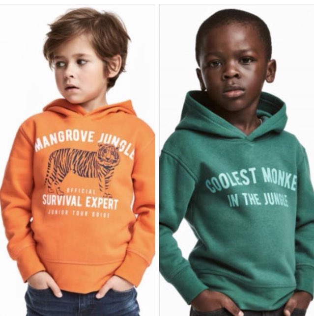 missmontrealer's tweet photo. There aren’t words for how offensive this ad is @hm .  You will never see another dollar of my money #boycottHandM https://t.co/y22fidAAE9
