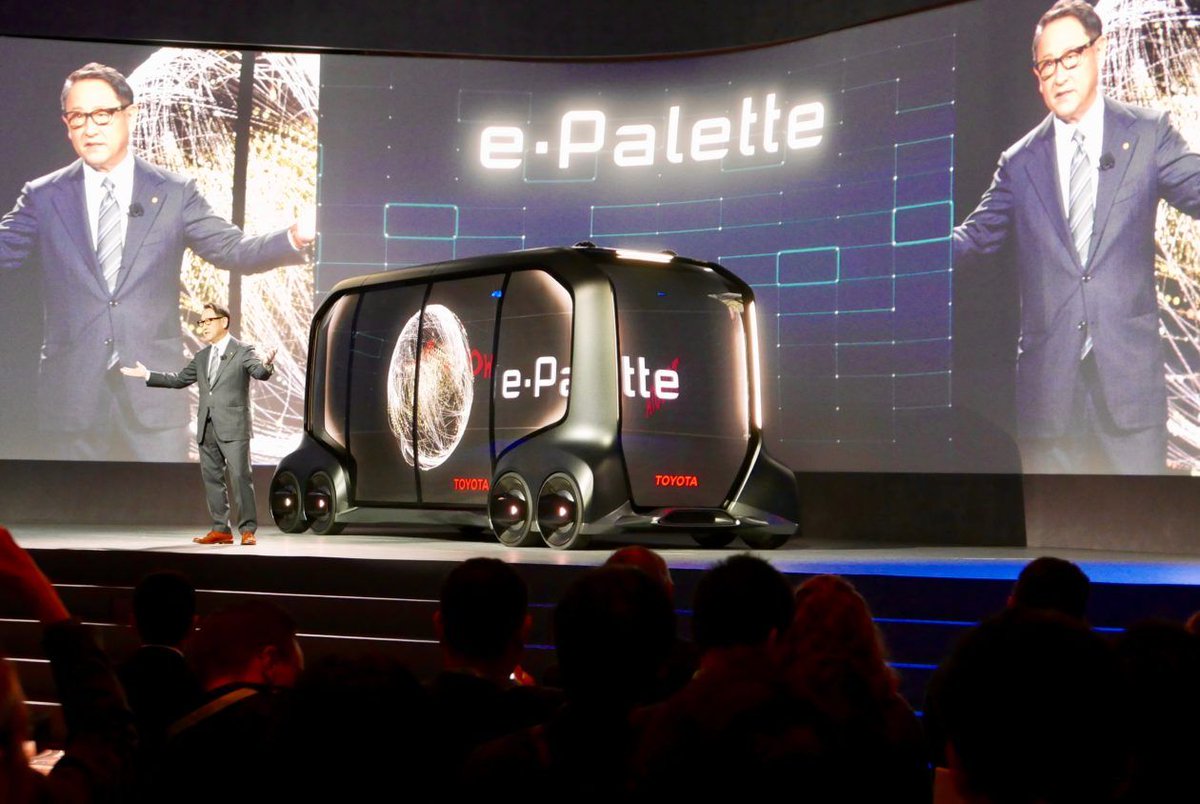 AllAutoAuctions's tweet photo. New Solution for #Business from #Toyota!

Read more - https://t.co/CmrIZ0ROV8

#concept #Tecnology #CES2018 #CES #news #autonews #carnews #breakingnews #world #report #review #market #car #cars #auto #vehicle #vehicles #drive #driving #driver #driverless #autonomus #SelfDriving https://t.co/MkkIXkE4sc