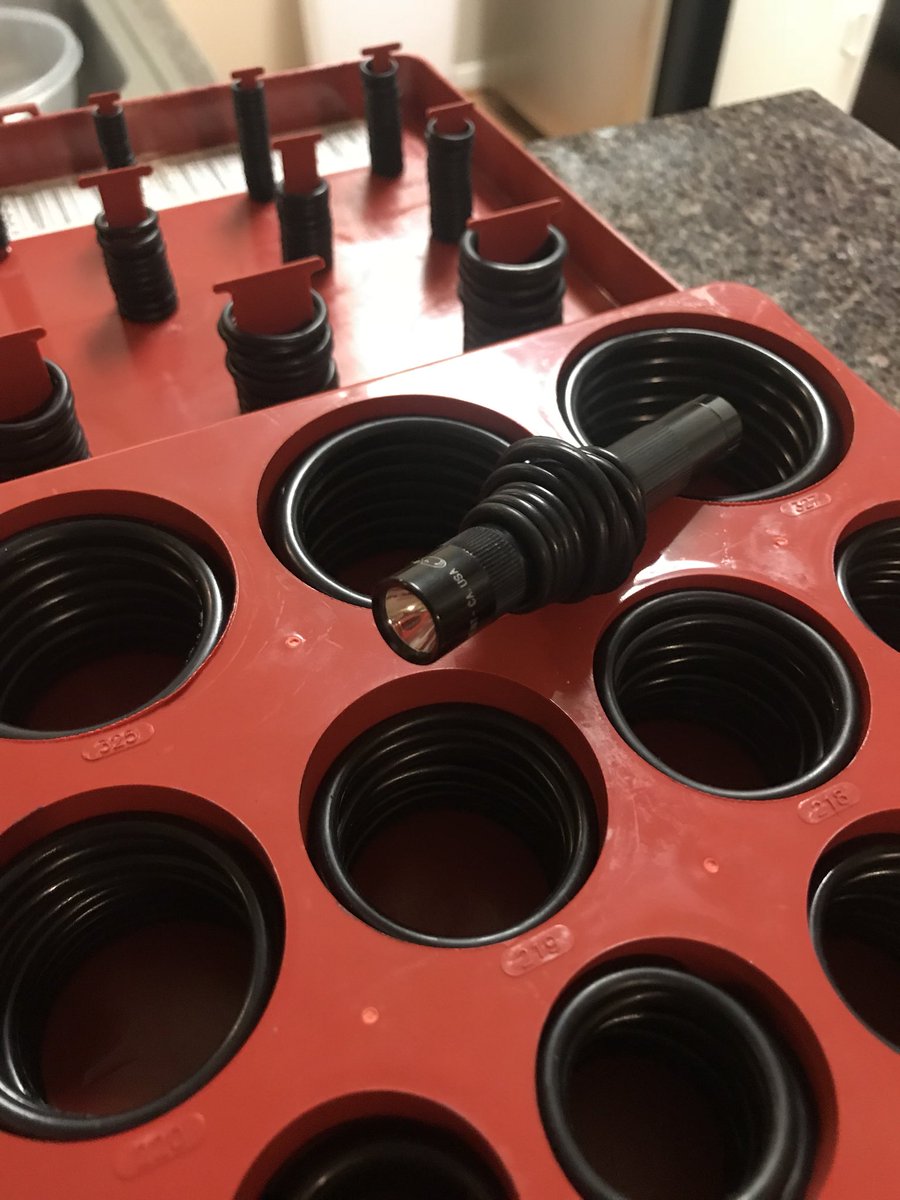 The4thaggie's tweet image. #AggieEngineering

Hornady press light:  $15
InLine Fabrication dome light:  $30
KMS Squared light:  $30

Ghetto fabulous o-ring Maglite solution?  $10

#Locknload #Hornady #Reloading #GhettoEngineering