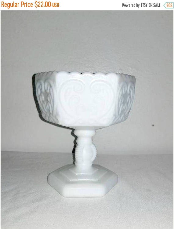 JunkYardBlonde's tweet photo. Vintage Milk Glass Compote,Imperial Glass Compote,Scroll Design,Milk Glass Compote,Milk Glass Pedestal Dish,Wedding Decor,Centerpiece,Shower https://t.co/E4jtWKl3Xc #vintage #collectibles #white #wedding #milkglass #milkglasscompote #vintagemilkglass #milkglasspedestal https://t.co/l75AORHRzX