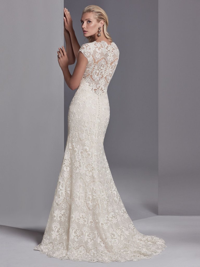 PenceandPanache's tweet photo. NEW ARRIVALS at Pence and Panache! The Khloe collection by Sottero &amp; Midgley, has gorgeous lace details and fun patterns! @maggiesottero #dfw #dfwbride #fortworth #bridalshop #weddingdress #bridalgown https://t.co/ortv1AZyy4