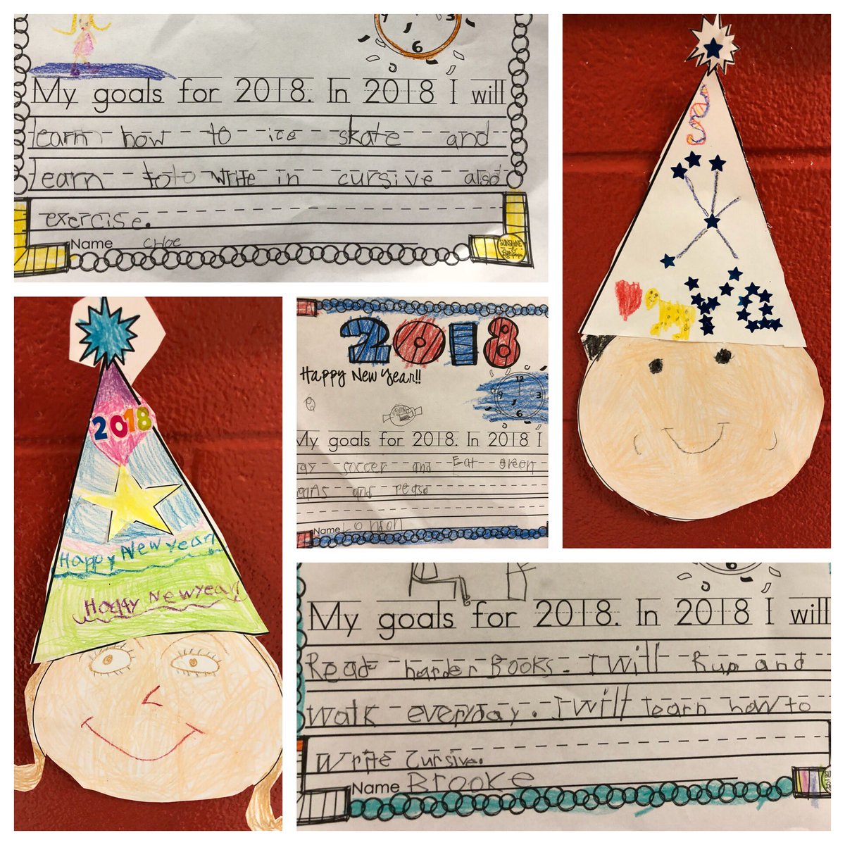 Happy 2018! 🎉 #newyearsresolutions #goals <a href="/DurantEagles/">Durant Elementary</a>