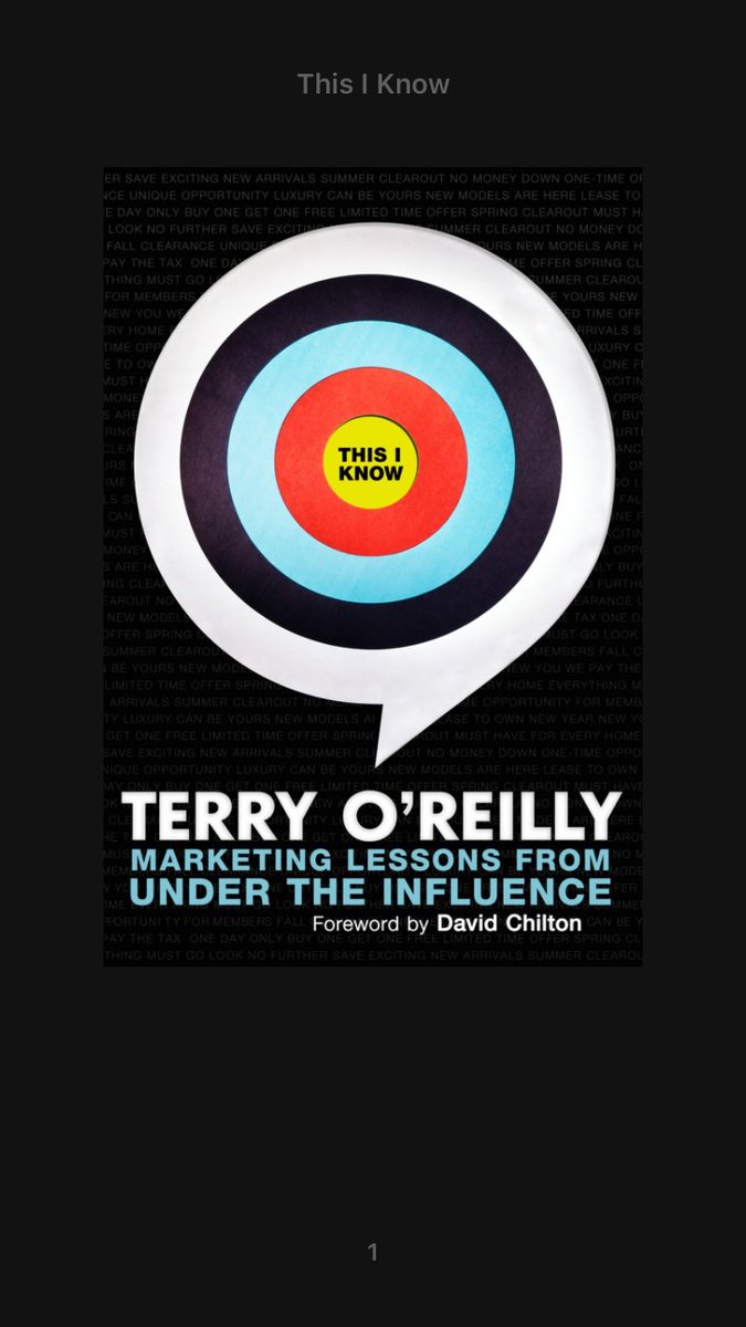 57Vegane's tweet photo. Completely unrelated but want to share for all small or one person marketing teams out there, I love @terryoinfluence “This I Know” book, specially chapter 9. Full of great content #amreading https://t.co/Ybs0S2ocKD