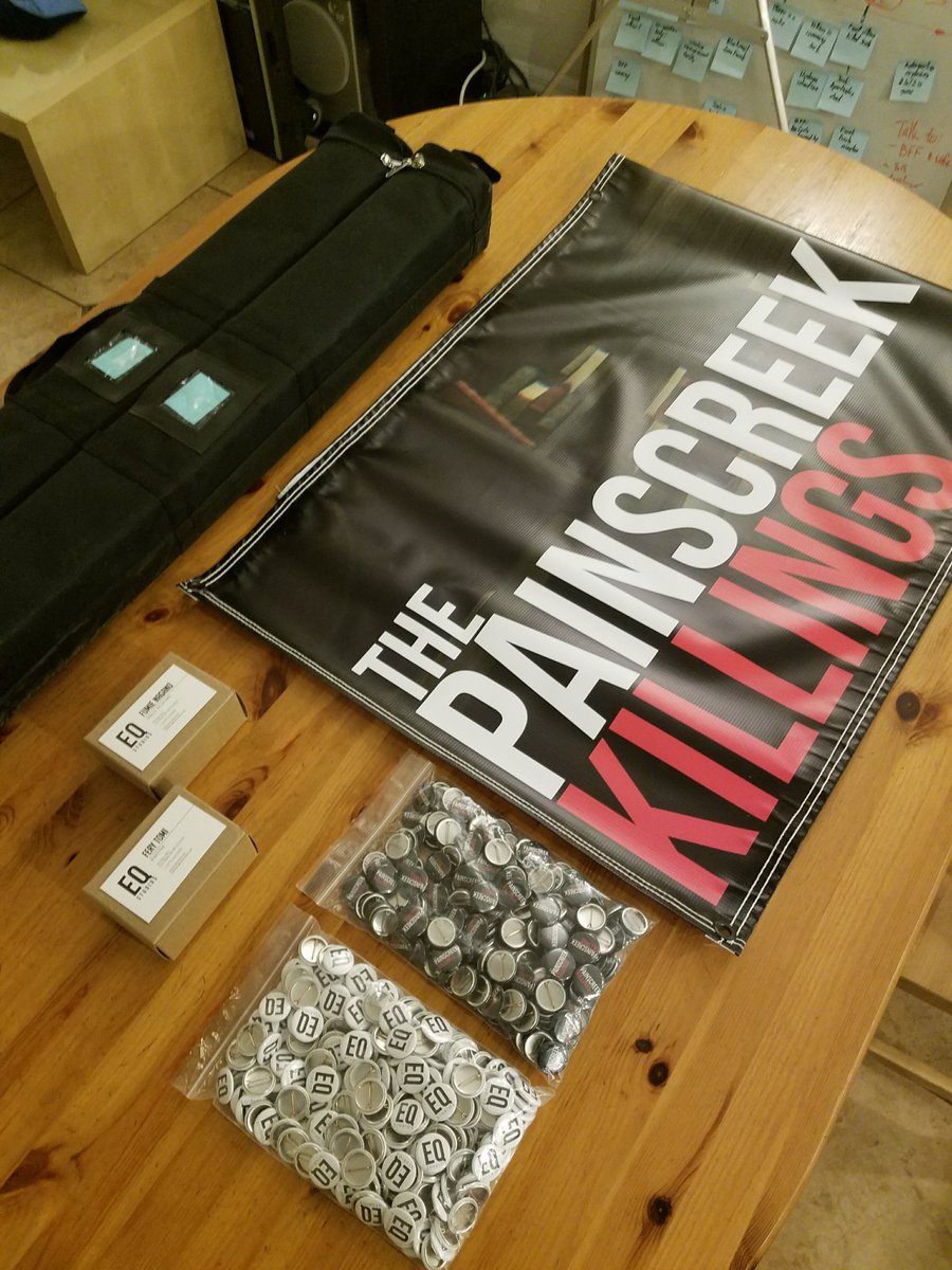 EQSLV's tweet photo. Getting ready for our roadtrip to PAX South in San Antonio, Texas
#thepainscreekkillings #PAXSouth2018 #PAX #18hr #roadtrip #Texas https://t.co/DuZlmmmRUw