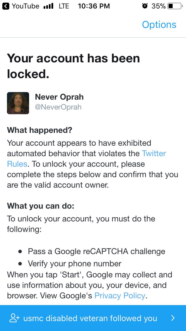 NeverOprah's tweet photo. Be careful, everyone! THEY ARE CENSORING #CONSERVATIVES 

#neveroprah https://t.co/v5Zx0hfVyh