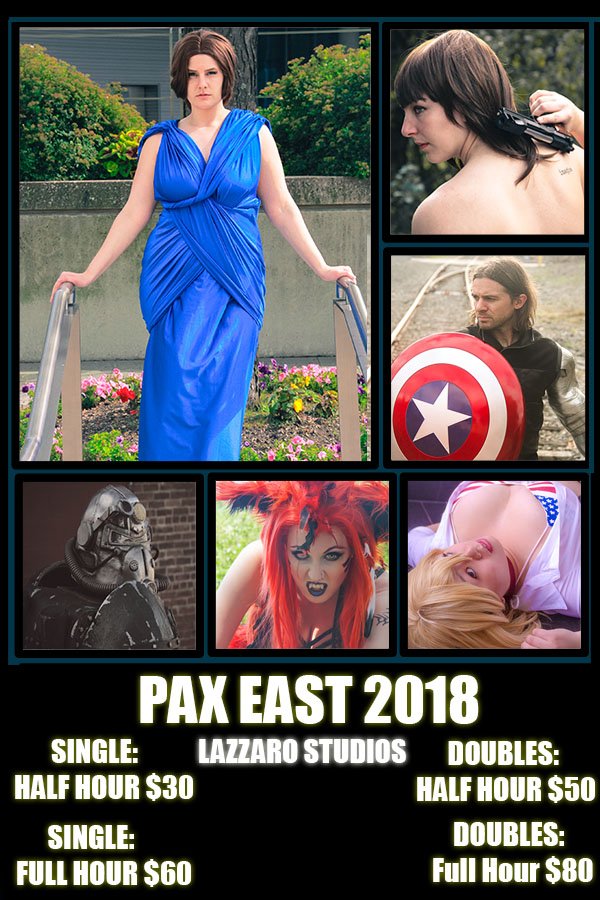 #PAXEast2018 is coming people! If you need #Cosplays shot, let me know! message me here or on my facebook page at Lazzaro Studios! 

#Cosplay #PaxEast #BostonCosplay #BostonPhotography