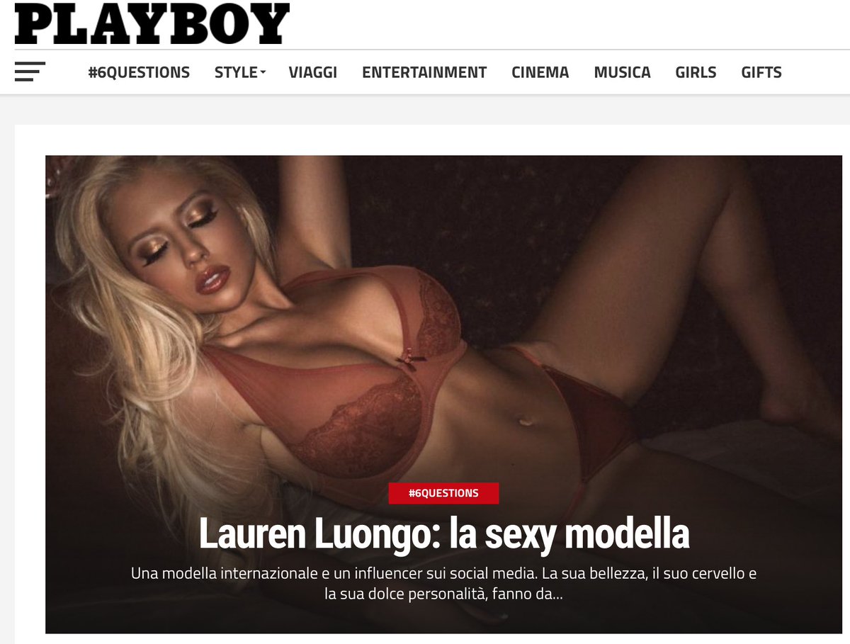 Lauren Luongo on X: 