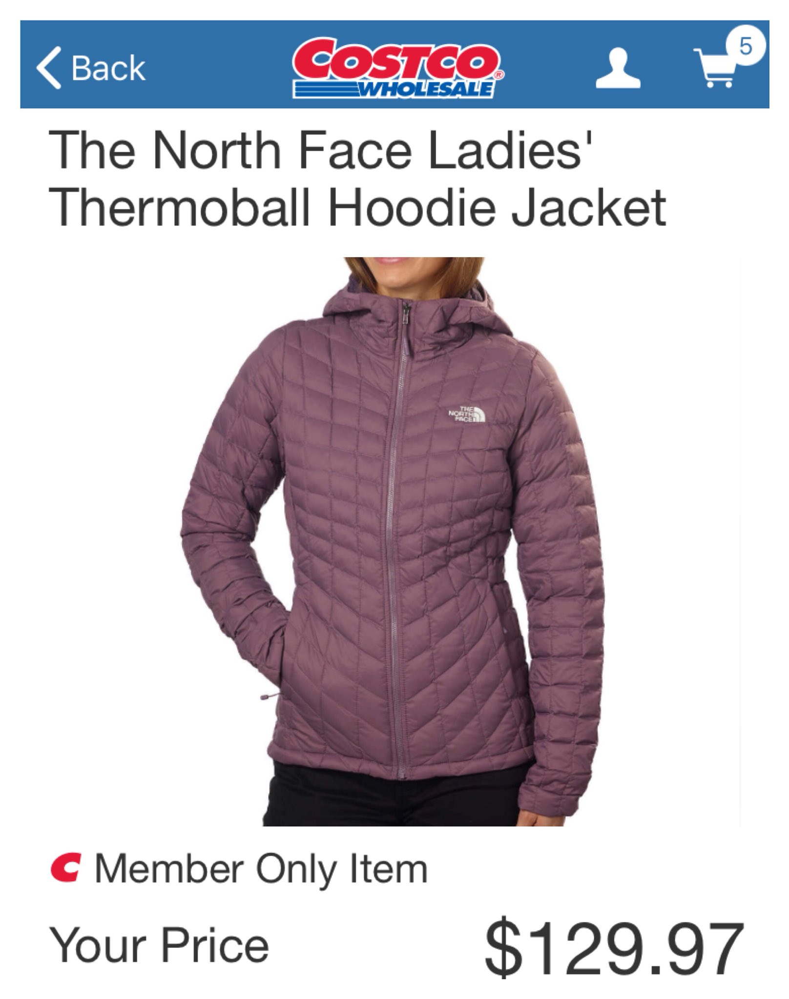 north face thermoball hoodie costco