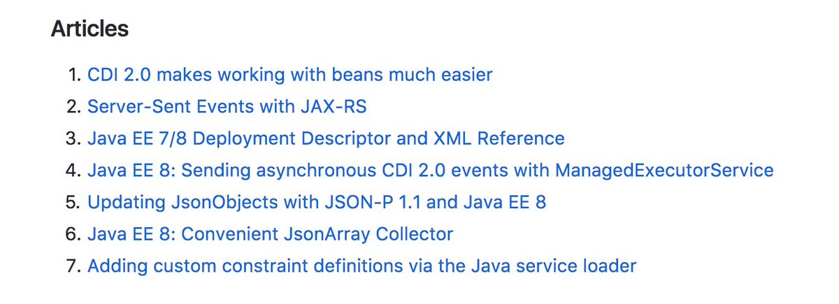 java's tweet image. Links to useful training and resources on the new #JavaEE8

github.com/afrunt/example…