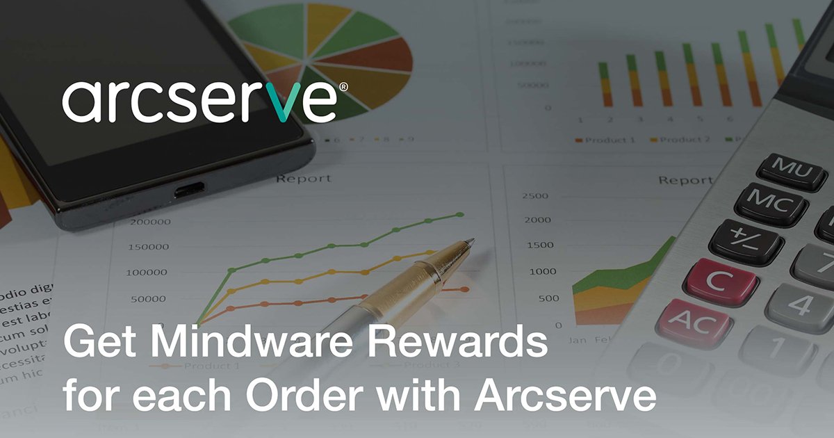 MindwareVAD's tweet photo. Don't miss our special offer for 2018 on #Arcserve. Register new deals, place your order and #GetRewardedWithMindware! 
#MindwarePromo #middleEast #Mindware #uae #reseller #MindwareDubai #reseller .@Arcserve https://t.co/0KkSMZWiOm