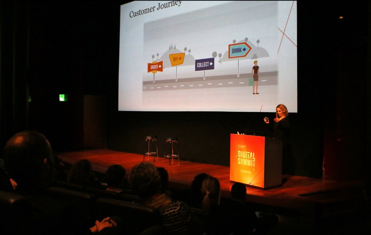 cim_marketing's tweet photo. “Customer experience is the sum of the parts of the customer journey; marketing needs to take the lead on this” Gemma Butler, director of marketing, CIM #CIMdigital Read more: https://t.co/NnDOQFMJAx https://t.co/VfoiQdffEF