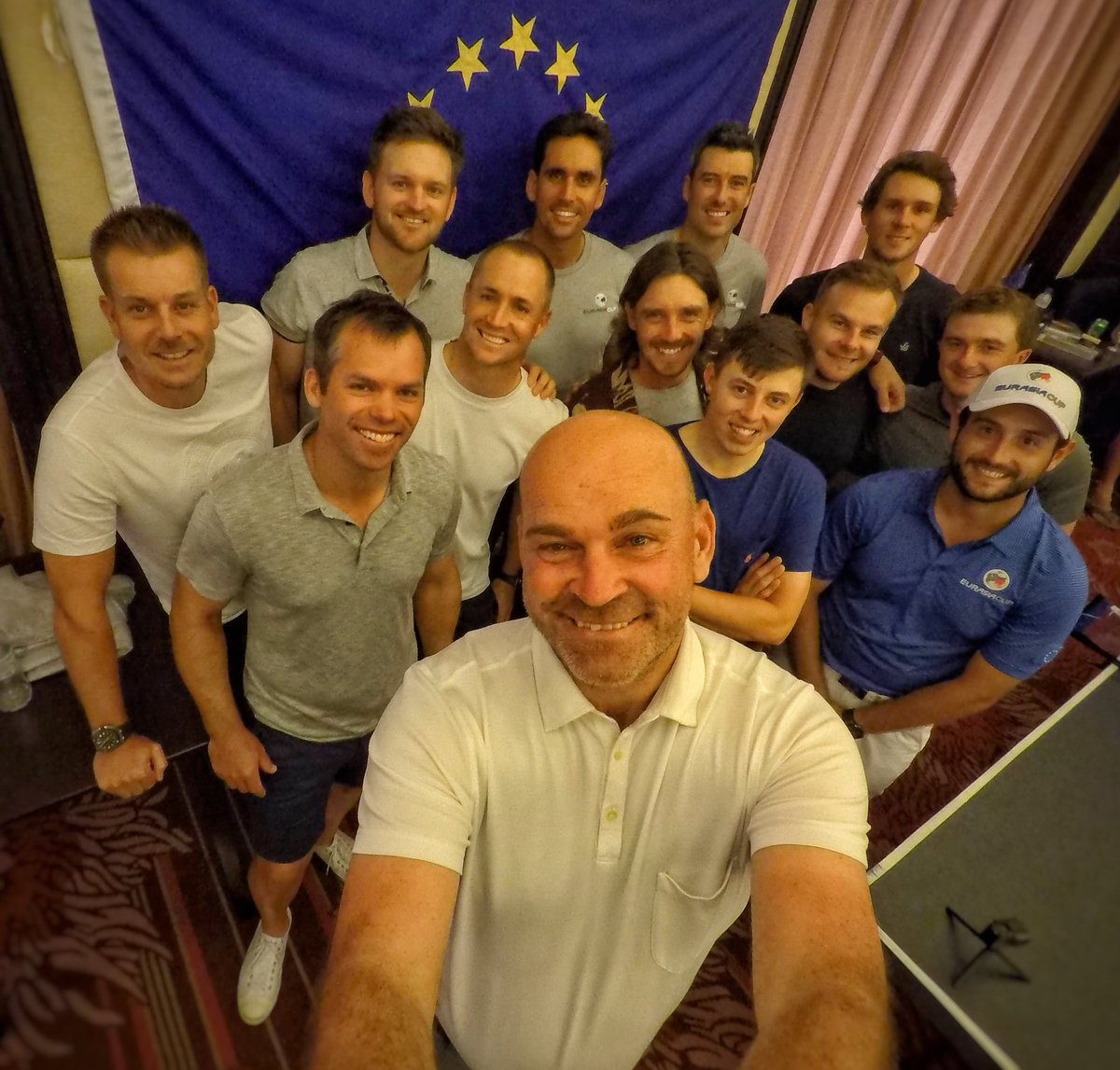 DPWorldTour's tweet photo. Squad 🇪🇺 https://t.co/mGQo9eLY7N
