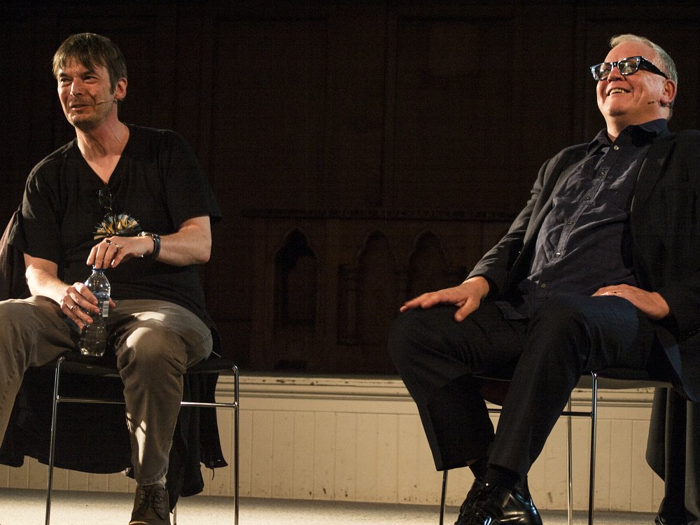 PPAScotland's tweet photo. #Magfest17 was delighted to welcome Ian Rankin for an exclusive interview. It was an insightful - and funny - event. You can relive it here with our video: https://t.co/5LC0XYQj3O https://t.co/tBn2OHCT63