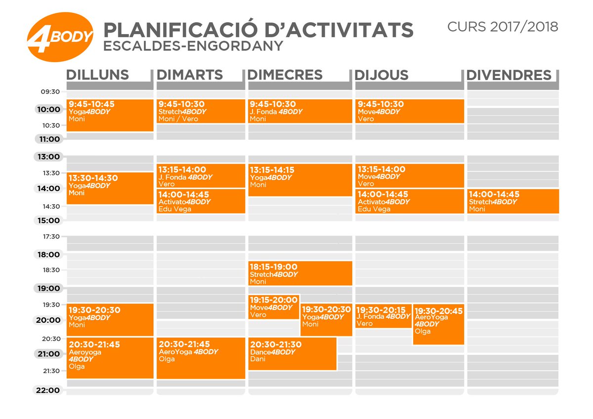 LiquidDansa's tweet photo. NOU HORARI: Ara, yoga també els dilluns a les 9:45. Comença la setmana amb bon peu. #líquiddansa #4BODY #yoga https://t.co/nELn7vPjnC