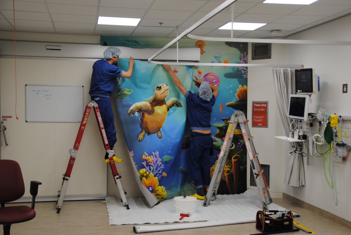StudioBleep's tweet photo. Jaaa we hebben StoryWall ons Augmented Reality behang bij kinderziekenhuis Isala in Zwolle bevestigd! Wat een belevenis was het behangen! :)
Meer info over StoryWall Augmented Reality behang vind je hier: https://t.co/5ckfnfE4kW #ARwallpaper #eHealth #AugmentedReality https://t.co/nlGd3LymEz
