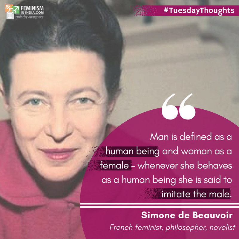 FeminismInIndia's tweet photo. Today is the feminist philosopher #SimoneDeBeauvoir's 110th birth anniversary. #TuesdayThoughts

Read some of the most important concepts she wrote about here: https://t.co/XgINT7AbJt https://t.co/2DSj0TCPDZ
