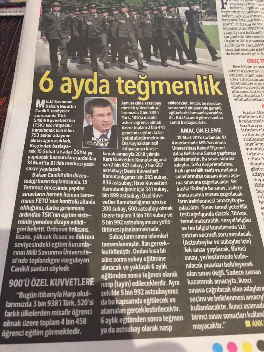umitozdag's tweet photo. 6 ayda teğmen olan subay kendisini ve askerini nasıl zafere götürecek? Akpnin fetö ile işbirliğinin bedelini gençlerimiz şehit ve gazi olarak ödeyecekler. https://t.co/qkSKNSYm6K