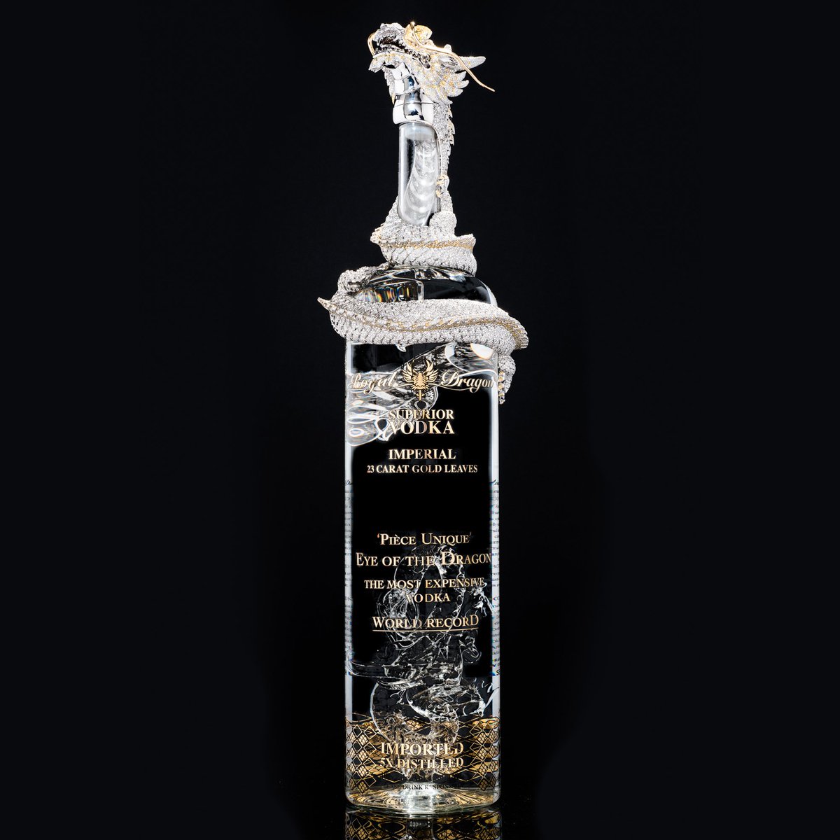 Stolen? No. The world's most expensive #vodka bottle #TheEyeOfTheDragon is safe in Hong Kong!