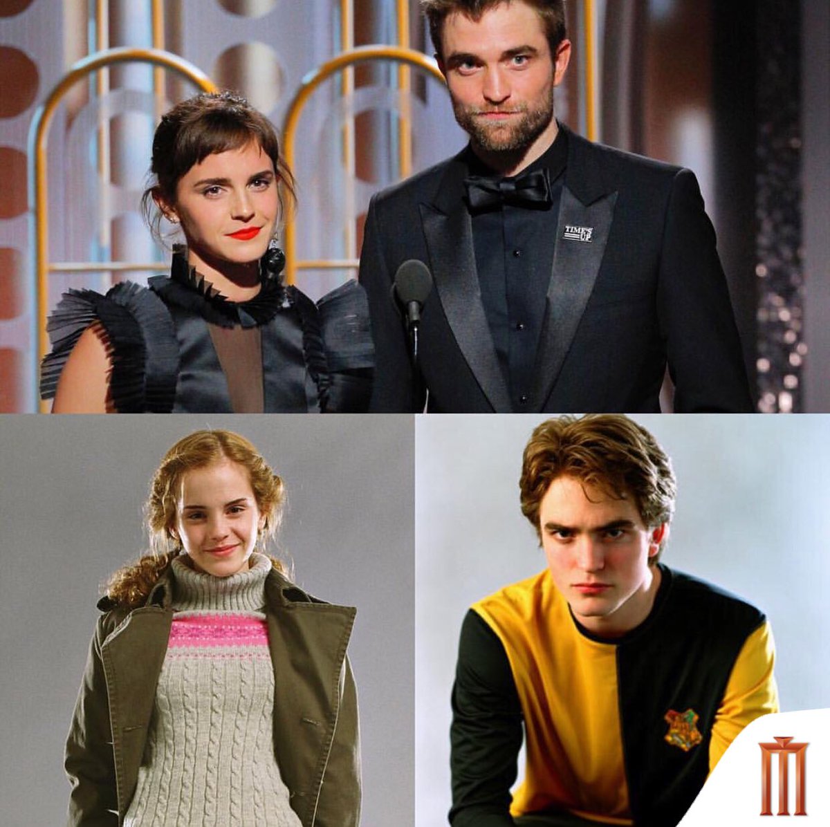 MajorGroup's tweet photo. เก็บตกงาน #GoldenGlobes เอ็มม่า วัตสัน กับ โรเบิร์ต แพททินสัน เห็นแล้วก็คิดถึง เฮอร์ไมโอนี่ เกรนเจอร์ กับ เซดริก ดิกกอรี่ เนาะ https://t.co/ws8CUoZ6Wx