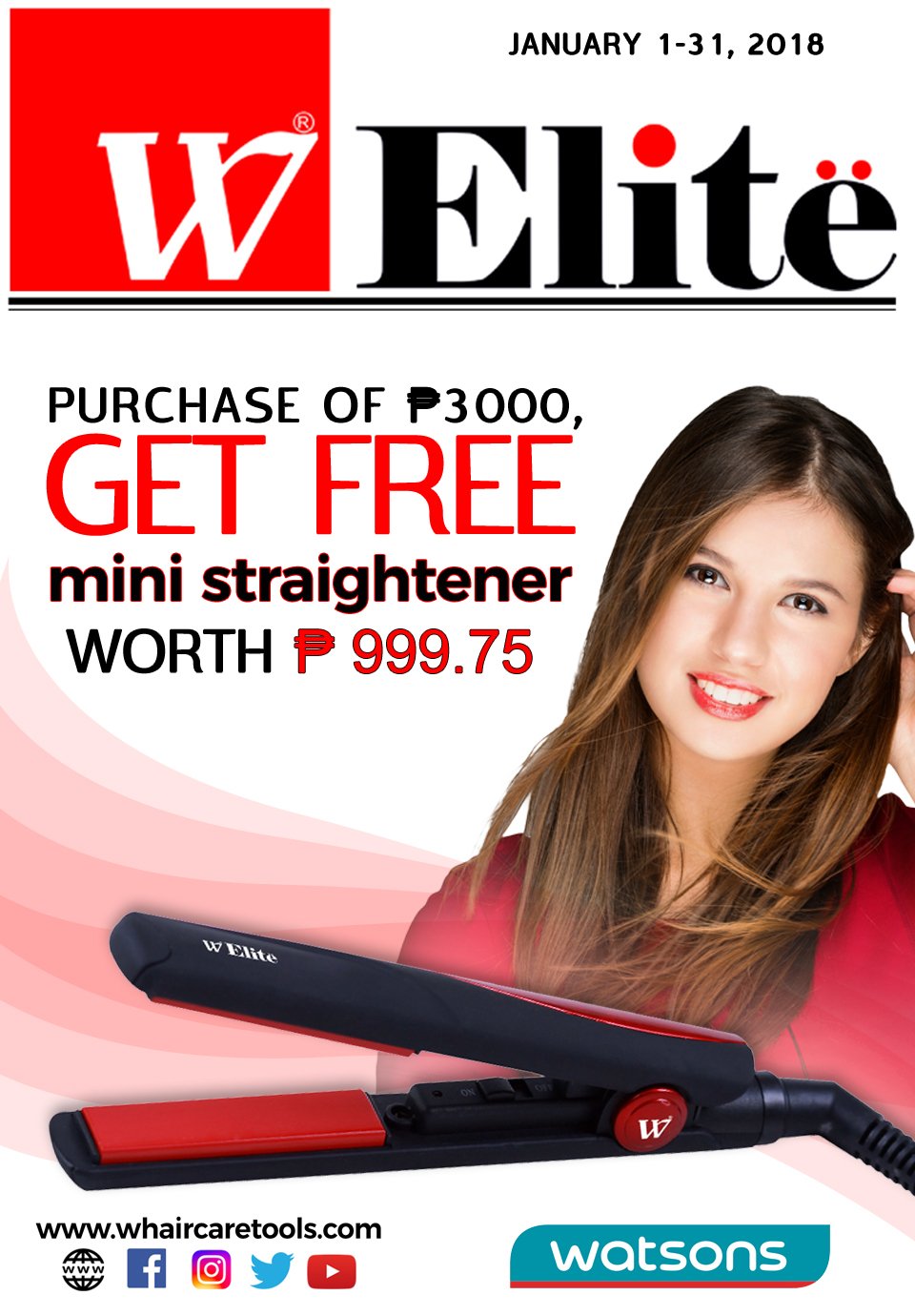 Hair straightener sm department store cheap