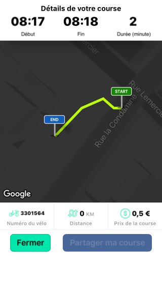 Gobee.bike, une fois de plus Velo inutilisable et facturé ! Bye bye Gobee.bike !