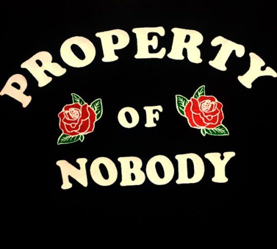 SadlySlumped_'s tweet photo. Property of Nobody. https://t.co/pb3Zt2vUgZ