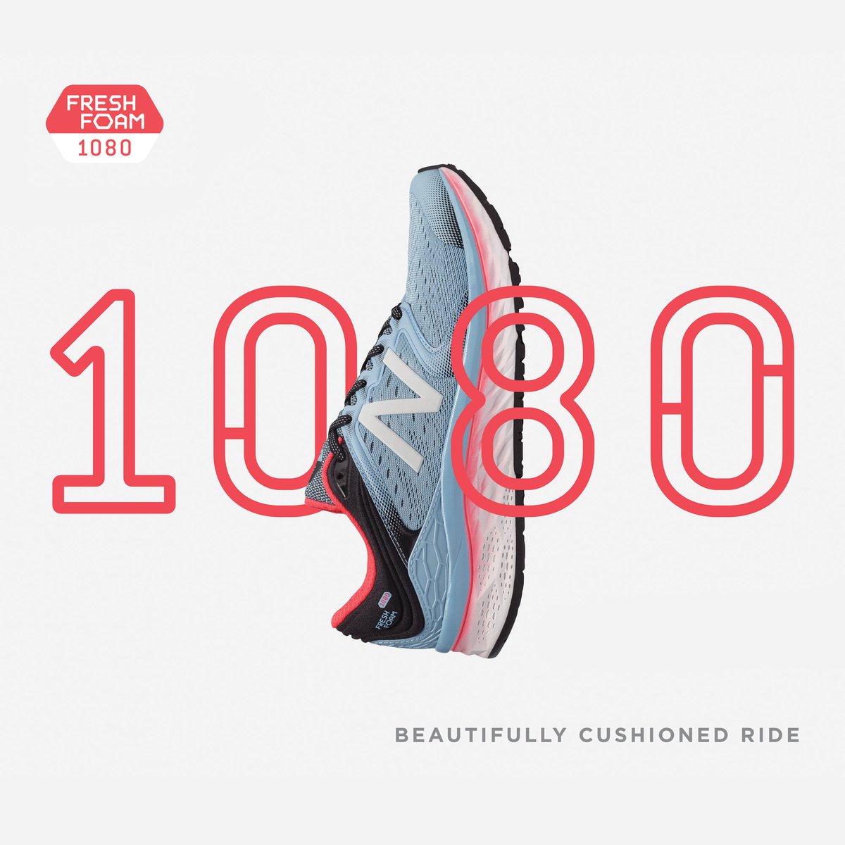 Soft. Smooth. Adaptable. The #FreshFoam 1080v8 provides a luxurious yet versatile ride regardless of pace. Available at NB Experience stores. #newbalanceza