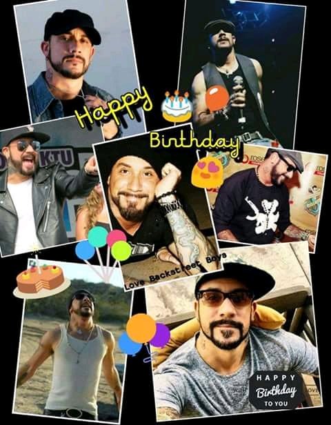 Happy birthday AJ mclean I love 