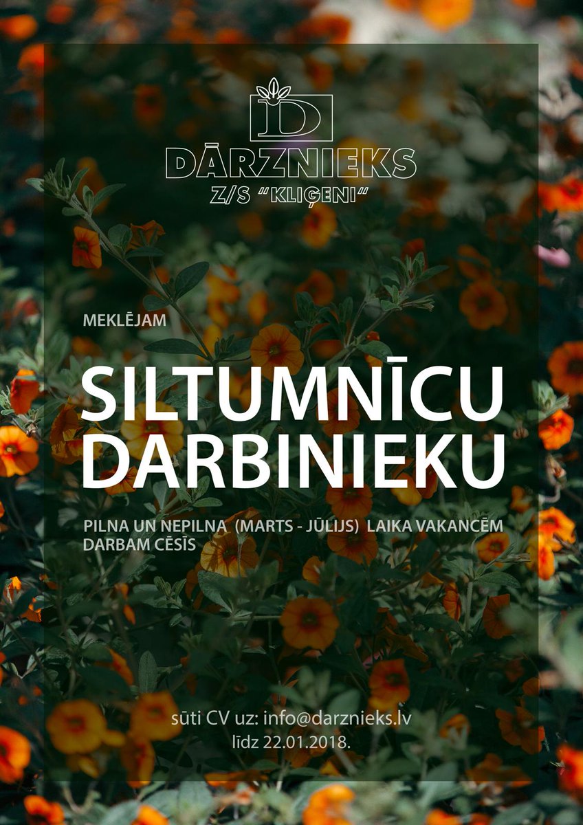 Meklējam palīgus Cēsīs!