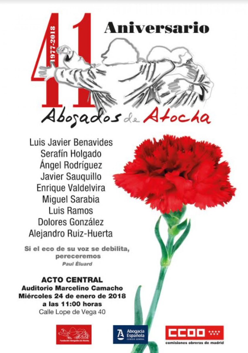 Pepe Mujica y Reporteros Sin Fronteras, premios #AbogadosdeAtocha 2018 madrid.ccoo.es/noticia:267473… <a href="/RSF_esp/">RSF en español</a> <a href="/fnaranjo46/">Francisco Naranjo Llanos</a> <a href="/CCOO/">Comisiones Obreras</a> <a href="/jaimecedrun/">Jaime Cedrun Lopez</a> <a href="/Madrid/">Ayuntamiento Madrid</a>