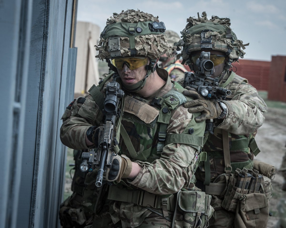 BritishArmy's tweet photo. Army Focus: The Infantry provides the Army with a military force that traditionally engages on foot, but is often supported or transported by vehicle or helicopter https://t.co/Vstl44Unug