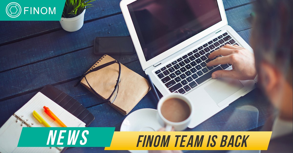 The Finom team is back from vacation. 
We are ready to offer you unparalleled service and the hottest news.

#Finom_news   #bitcoin #ico #cryptocurrency #btc #blockchaintechnology #fintech #ethereum #crypto #tokensale #airdrop #freetoken