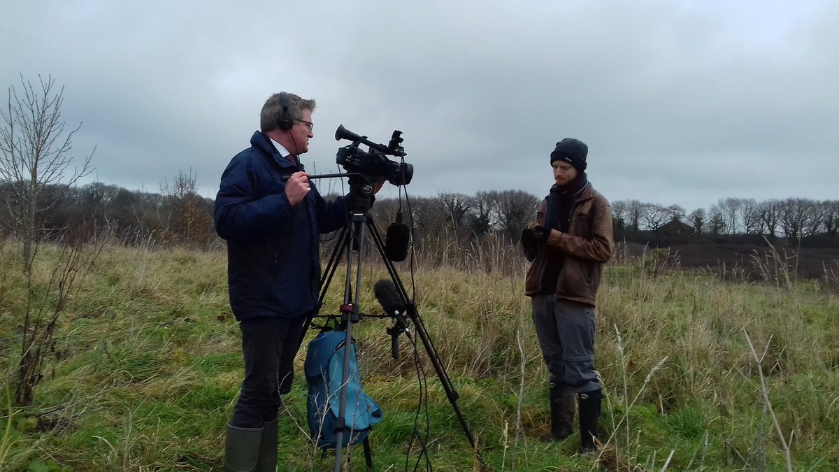 DevonMammalGrp's tweet image. Filming at Mincinglake in Exeter for the Harvest Mouse Project with @itvwestcountry @itvBob