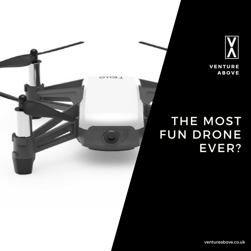 VentureAboveUK's tweet photo. Have DJI just released the 'most fun drone' ever? The drone that's teaching kids to code &amp; fly. Read more about it... https://t.co/o17D6CIFEt #tellodrone #dji #caa #shropshirehour #shropshirebusiness https://t.co/sCIaVHjgMx