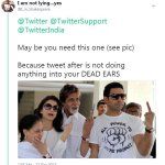 d_ashole_tweter's tweet photo. @chintskap from 04/12 to 31/12 for 11 days my TWETAR a/c was #down 
BAsstds not responding at all

root #Padmavat Old Monk #Padman New Zealand #FukreyReturns Jet Airways #bazaar kapil mohan #NationalAnthem jantar mantar #JigneshInDelhi coal india #GoldenGlobes2018 ashes #SAvsIND australia https://t.co/r8V3TffPw0
