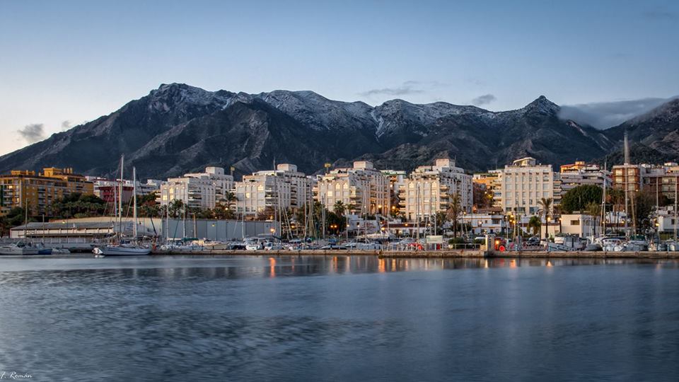 Sierra Blanca nevada.
#Marbella 08/01/2018
Fotógrafo: Francisco Román