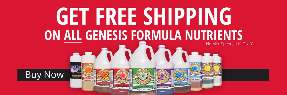 For this week only! We're giving you lot free shipping on all #GenesisNutrients and #Boosters when you shop online <a href="/premier_grow/">Premier Grow Hydro</a> Visit us online now premiergrow.com and fall in love with the finest #mineral based #nutes out there!! #hydro #soil #coco