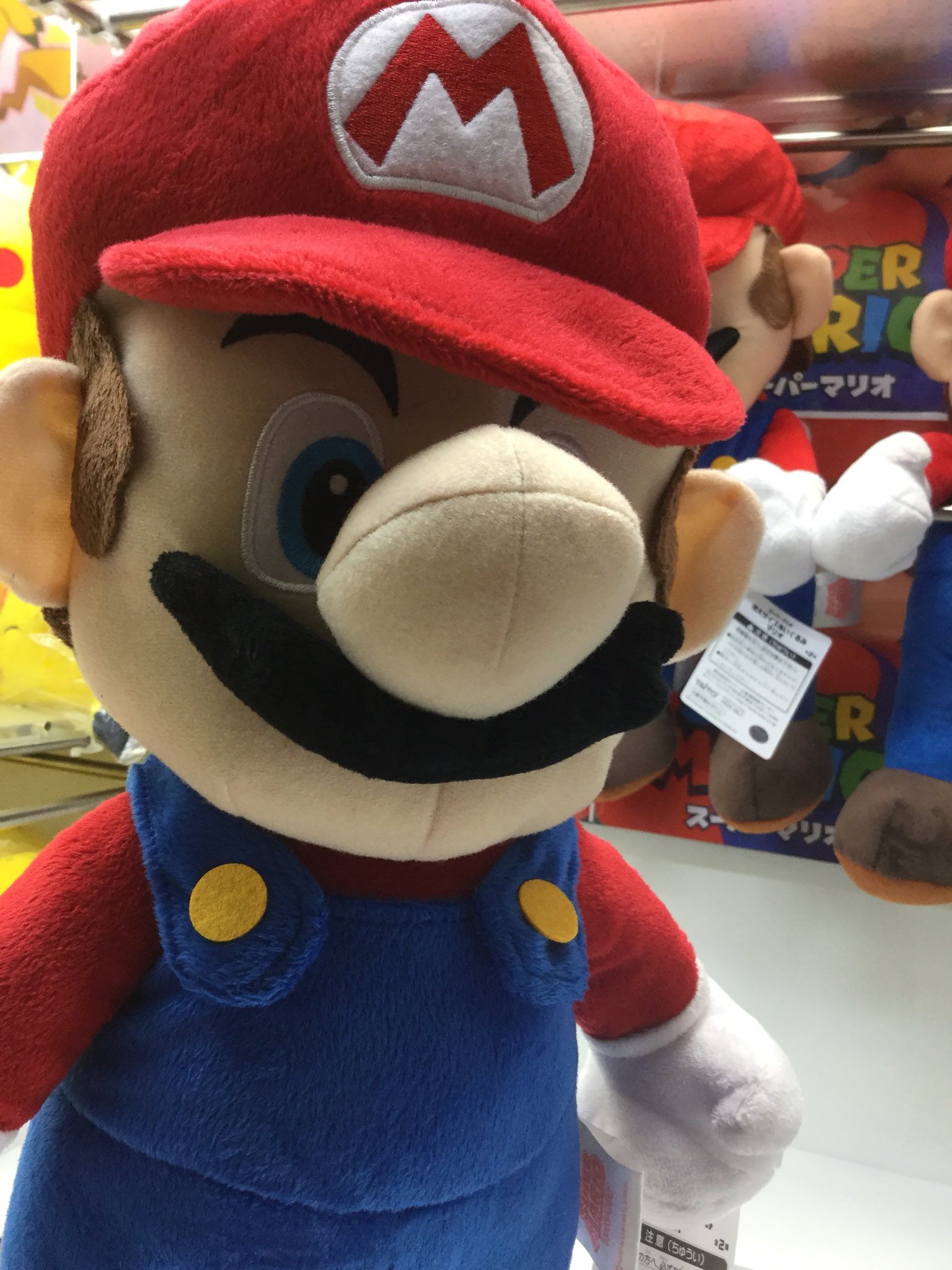 アミューズメントプラザ マルシン Auf Twitter プライズ スーパーマリオ 特大ぬいぐるみ マリオ 任天 の英雄ですぞ W ぬいぐるみ マリオ 赤い帽子 ヒゲ ドカン T Co C5rasghvqn Twitter