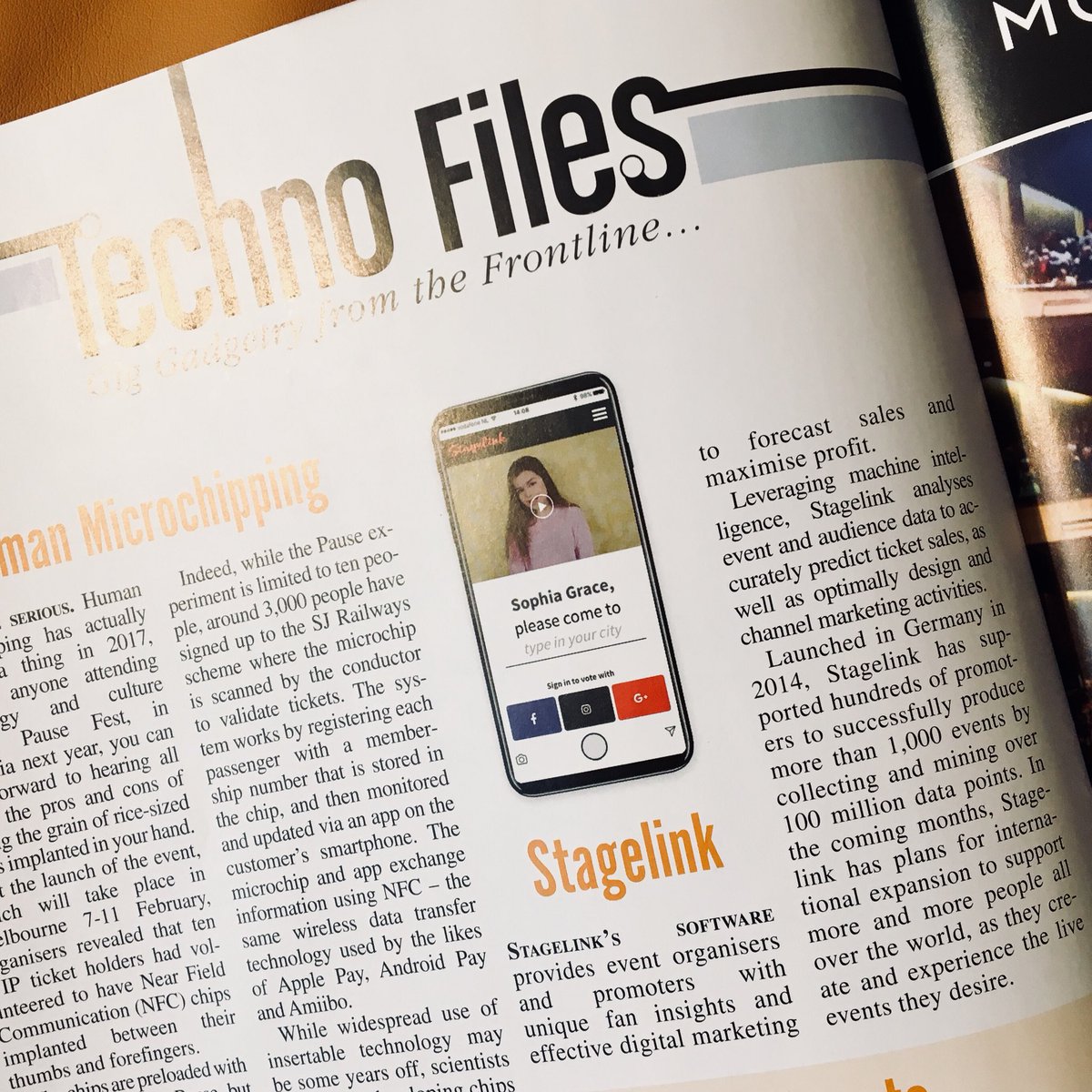 StagelinkTweet's tweet photo. Proud to be featured in @IQ_Mag by @ILMC #technofiles #eventmarketing https://t.co/ddCUTn7la8