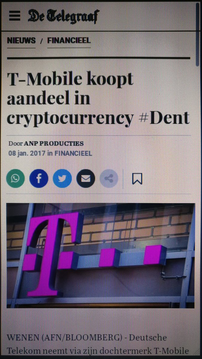 Deepdiv2's tweet photo. Booooommmm!!!!!!!!! #telegraaf #tmobile #Dent #Cryptocurrency #nieuwsuur #dwdd #jinek #Betaal_alleen_wat_je_gebruikt https://t.co/uOgmjgCGBM 
Een beetje vent verstookt #data via #DENT https://t.co/jYNO6P9R61