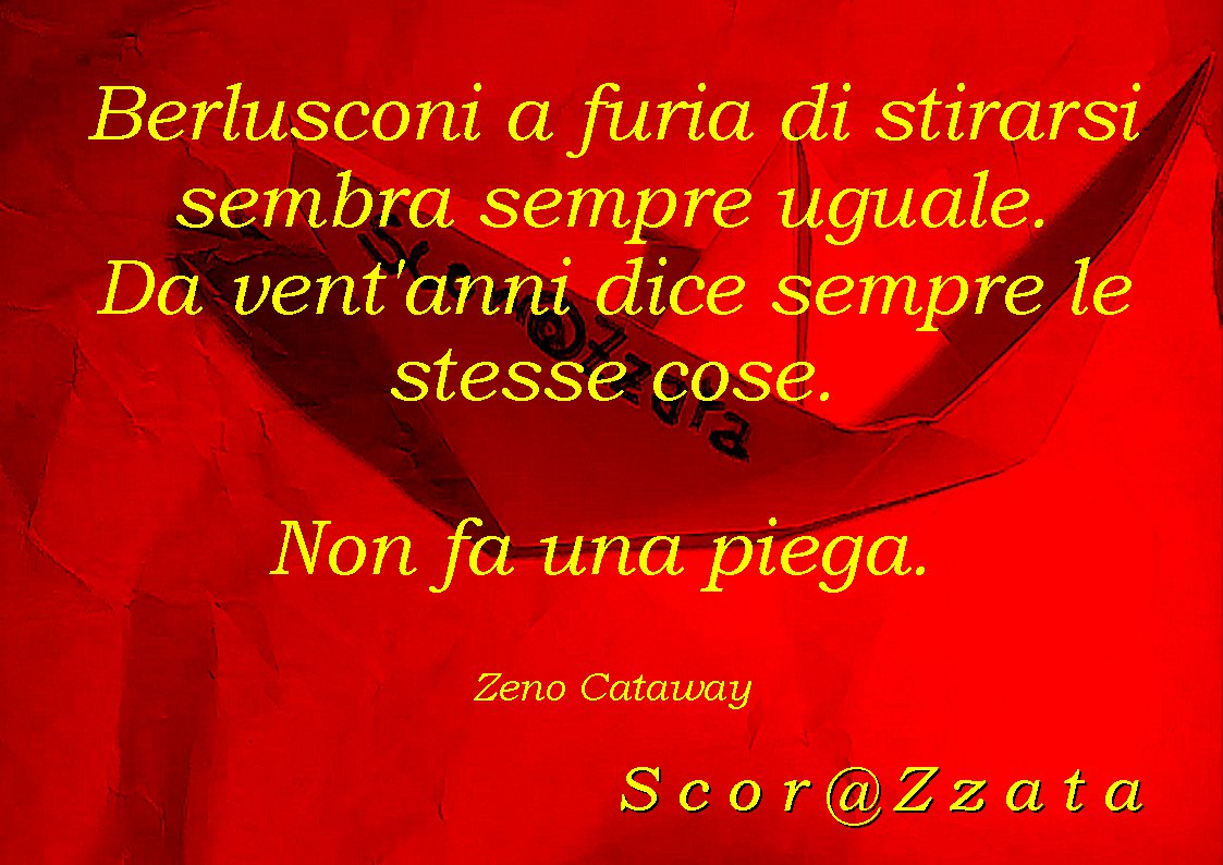salva_artviral's tweet photo. #ScoraZzata  #Berlusconi #9gennaio 
@zenocataway https://t.co/DbrtaJy9xj
