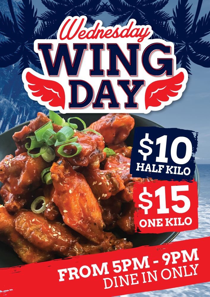 Apexcairns's tweet photo. Wednesday Wing Day!!@Apexcairns @cairnscity @justburgers #cairns #bestburgers #wingwednesday https://t.co/bqfGjn0MuC