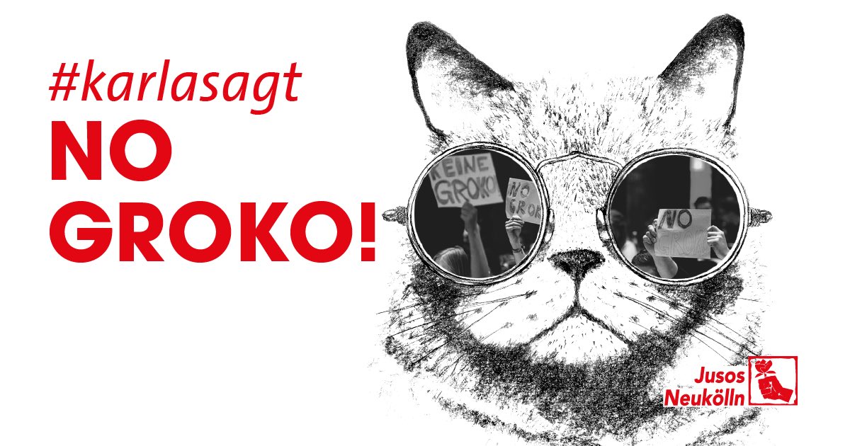 Karla ist zurück &amp; sagt: Keine weitere Große Koalition! #karlasagt #nogroko #jusosneukoelln
Mehr Infos dazu hier: jusos.de/nogroko/