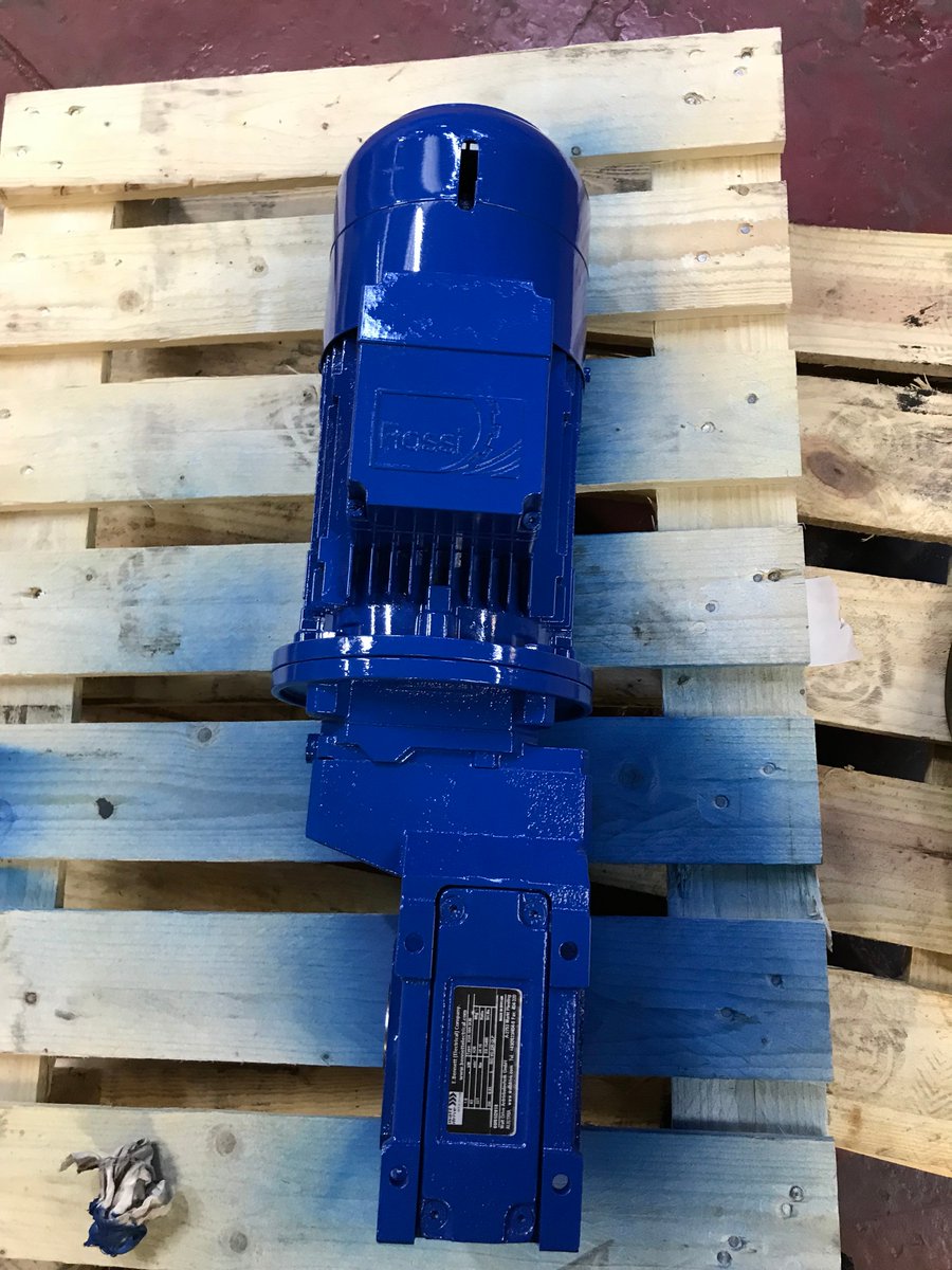 EBennettElec's tweet image. A customer brought a failed special geared motor unit to our works  because he had been quoted by others 8 week lead time. We matched his old unit with one of our #Wattdrive boxes from stock,fitted his original motor to the new box. Total time to assemble and paint 4 hours!