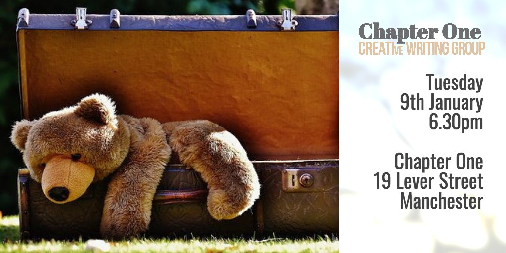 We can barely contain ourselves...it's #creativewriting Tuesday! Indeed this week's #writingprompt has a BEAR that has been CONTAINED in a suitcase. Or has he? That's up to you! #wordplay

If you're in #Manchester and want to get creative tonight, come to <a href="/chapter1uk/">Chapter One Books UK</a> and join us!