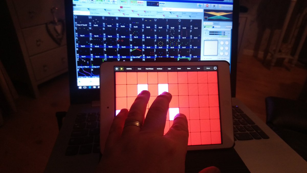 CircuitSymphony's tweet photo. Have designed a @LiineWire controller for our @PangolinSystems Quick Show setup. Wireless, Touch controller. - Nice! #LuminentCreative #Luminent #Liine #Quickshow #Pangolinsystems #liinewire #TheCircuitSymphony https://t.co/0MQBUOfj8R