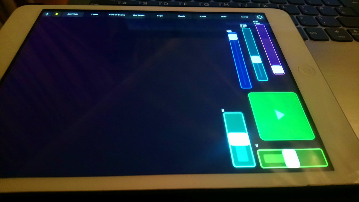 CircuitSymphony's tweet photo. Have designed a @LiineWire controller for our @PangolinSystems Quick Show setup. Wireless, Touch controller. - Nice! #LuminentCreative #Luminent #Liine #Quickshow #Pangolinsystems #liinewire #TheCircuitSymphony https://t.co/0MQBUOfj8R