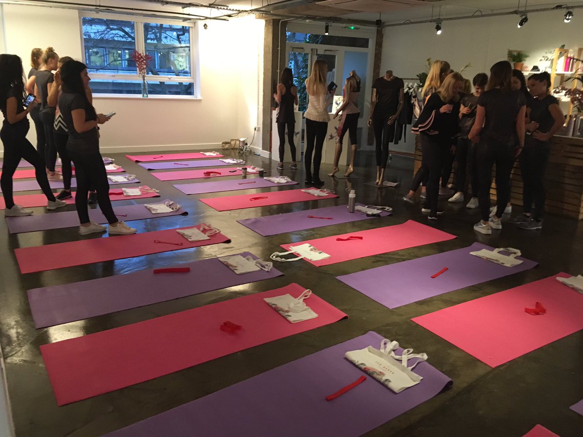 healthymag's tweet photo. Starting the day right with a core class from the wonderful @LucyMountain and tasty brunch to celebrate the new @ted_baker #FitToaT collection #TuesdayMotivation https://t.co/R2M0xIsDSQ