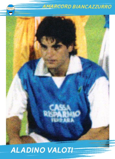 spalferrara's tweet photo. Il 9/1/66 nasce ad Alzano Lombardo Aladino Valoti.
Di ruolo centrocampista, ha indossato la maglia della @spalferrara nella stagione 87/88, totalizzando complessivamente 31 presenze e 3 gol (uno nel pareggio vs l'Ancona e due nella vittoria contro la Virescit)
#ForzaSPAL #SPAL110 https://t.co/6oTg8hKJOt